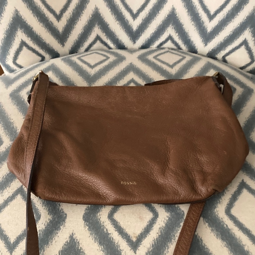 Fossil Rich Brown Crossbody Bag 🌸
